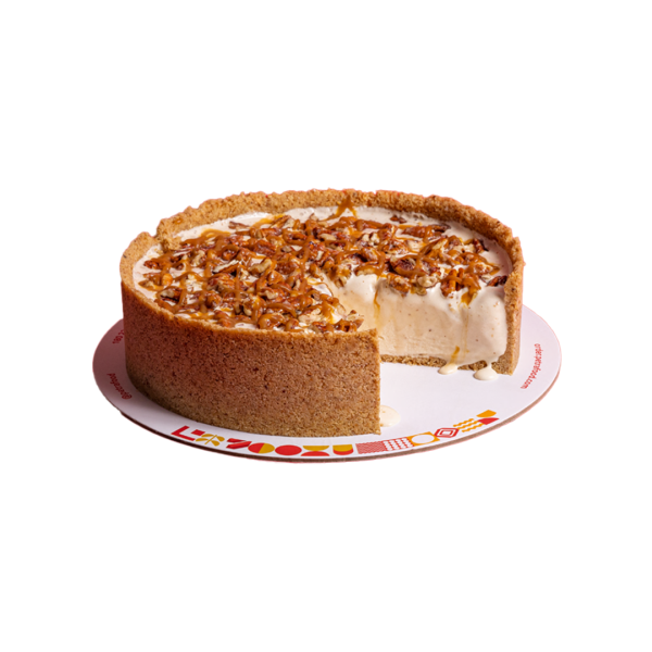 Pecan Salted Caramel Ice Cream Cake