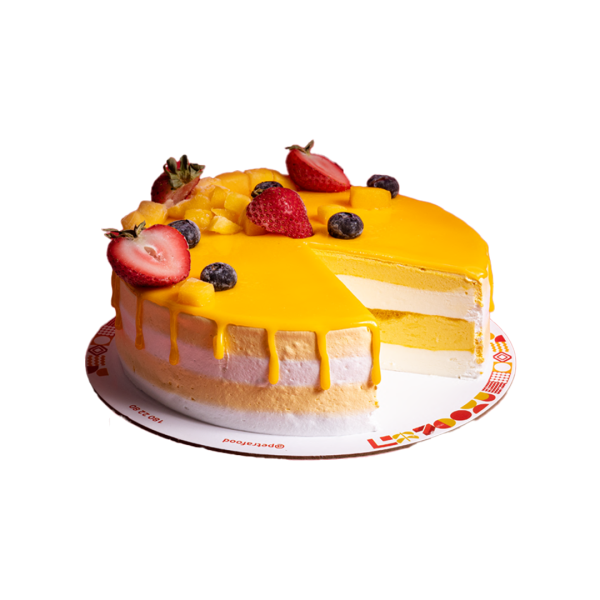 Frozen Yogurt Mango Cake